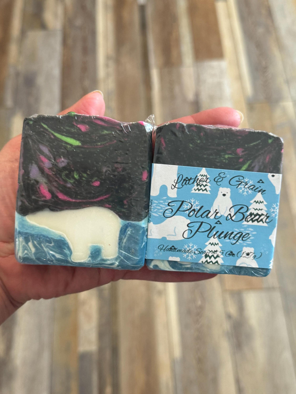 Fuzzy Wuzzy~ Brown Bear Themed Soap, Scented Forest Fresh