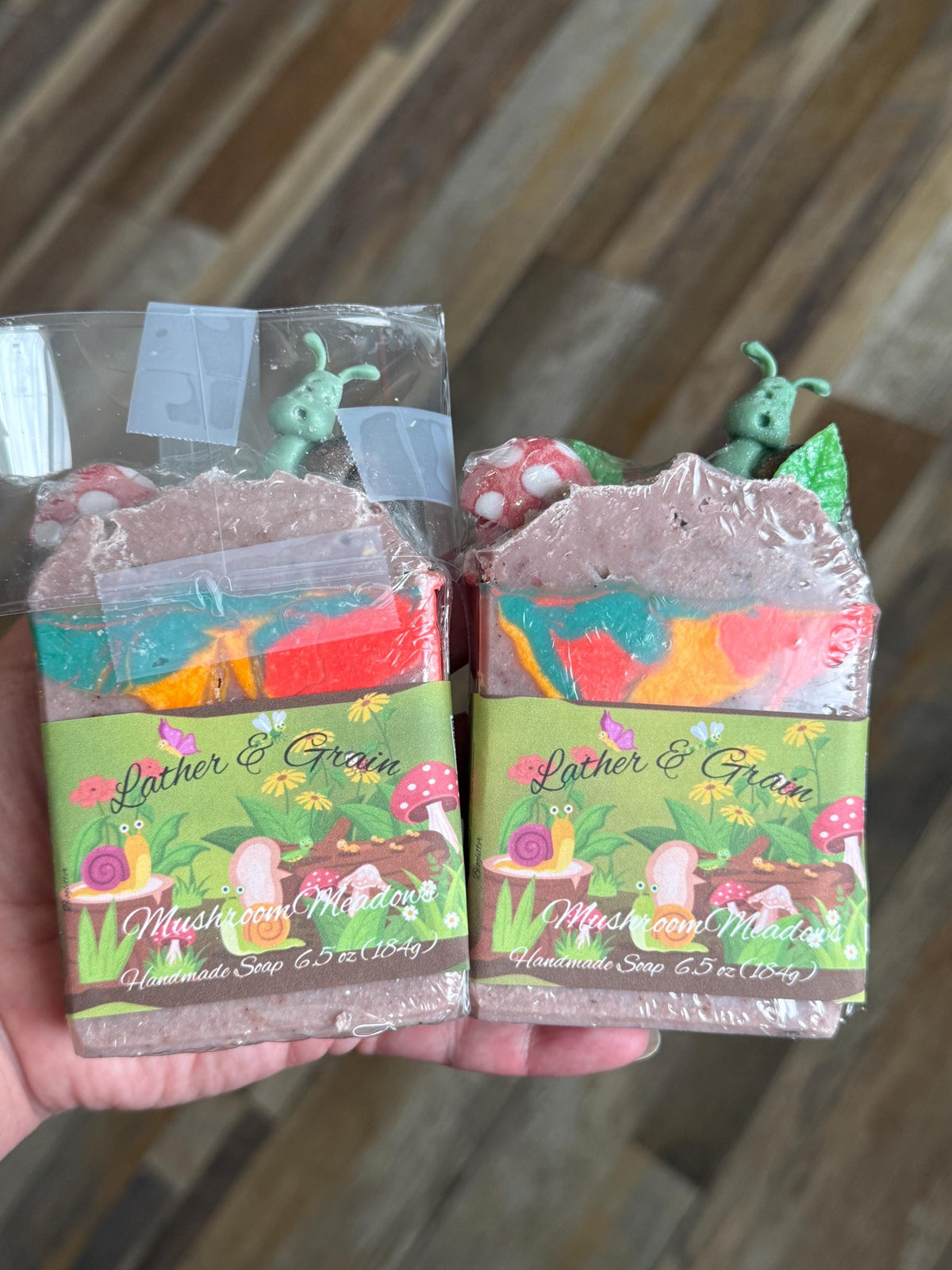 Mushroom Meadows Soap~ Scented in Drops of Rain, made with Tallow and Goat Milk