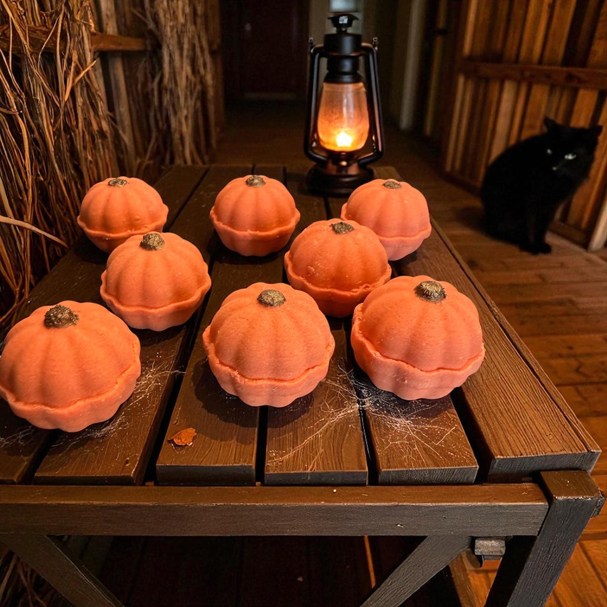 Halloween Bath Bomb Gift Set in Cute Spooky Packaging- 3 Pieces- Bat, Pumpkin and Ghost- Fall Inspired Halloween
