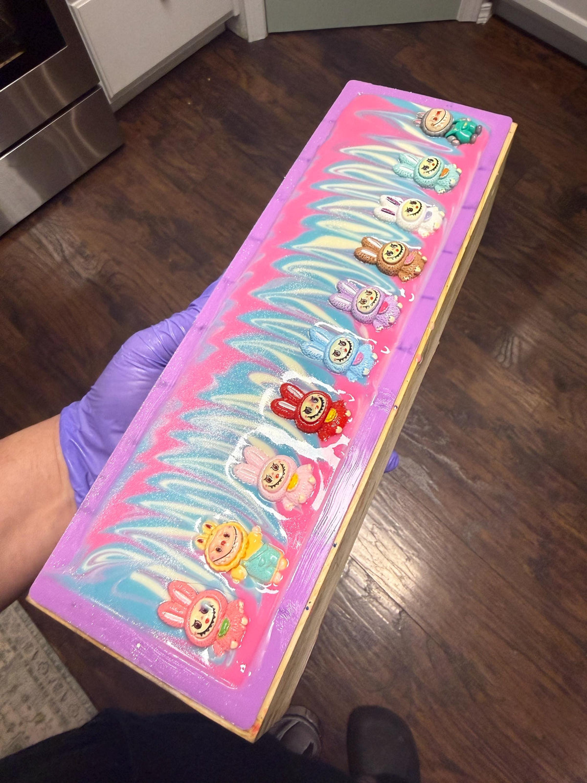 Little Monster Bar Soap. Made with Tallow and Goat Milk. Scented in Cotton Candy