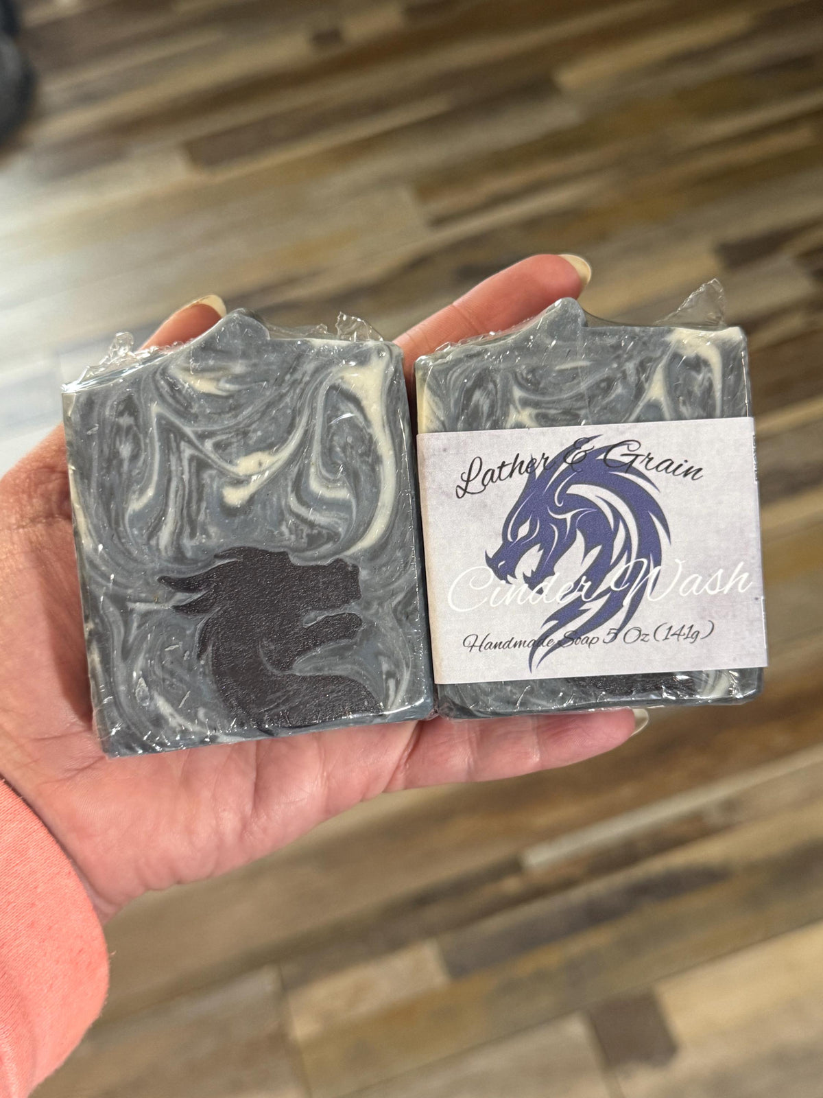 Dragon Themed Soap- Cinder Wash-Scented in King of the North- Made with Tallow and Goat Milk