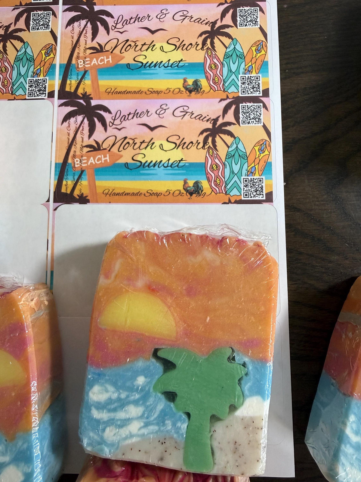 Sunset Beach Soap – Tallow, Goat Milk, Coco Cabana Scent