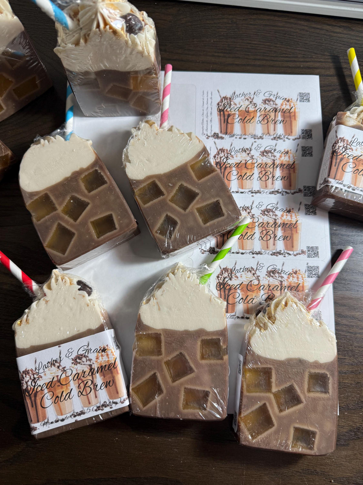 Iced Caramel Cold Brew Coffee Soap: Cold Process-Small Batch