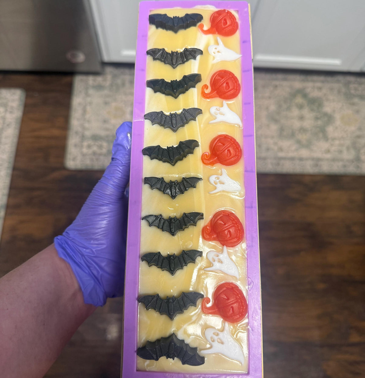 Happy Hallow-Weenie Soap- Scented in Pumpkin Pecan Made with Tallow and Goat Milk