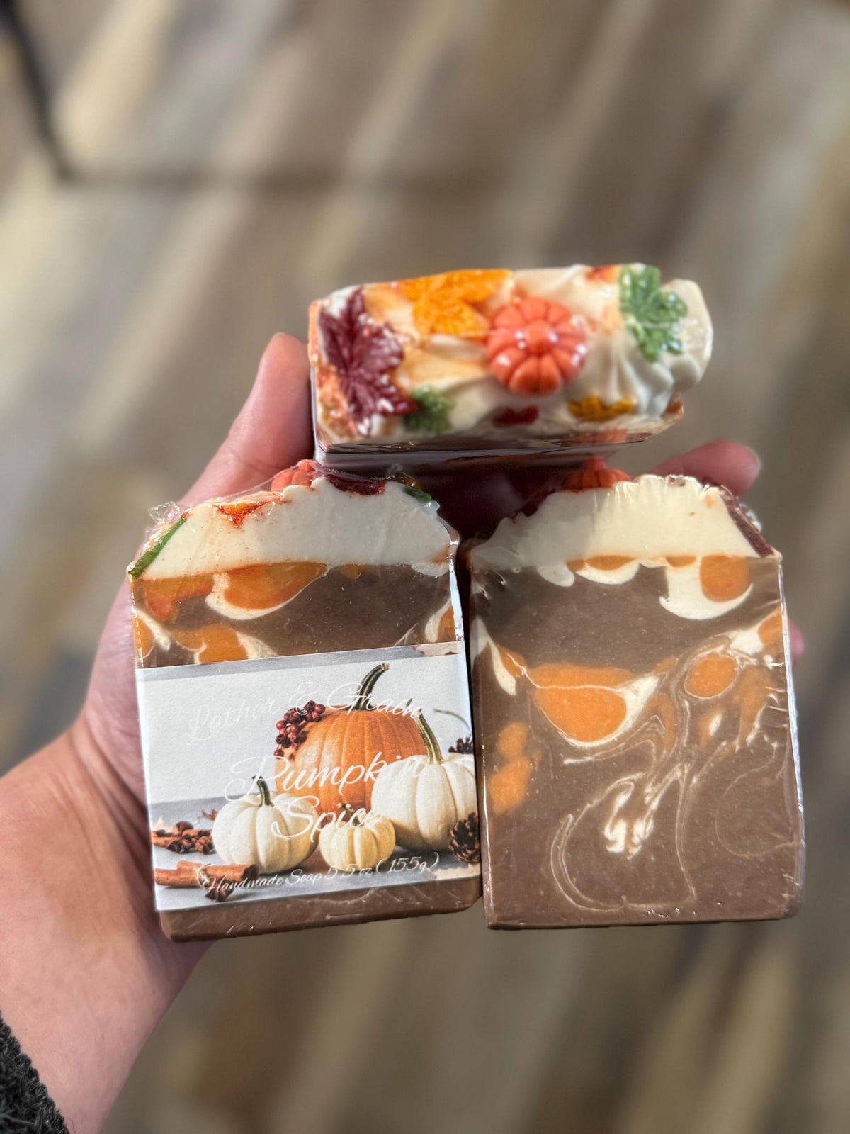 Pumpkin Spice Bar Soap , Made with Tallow and Goat Milk