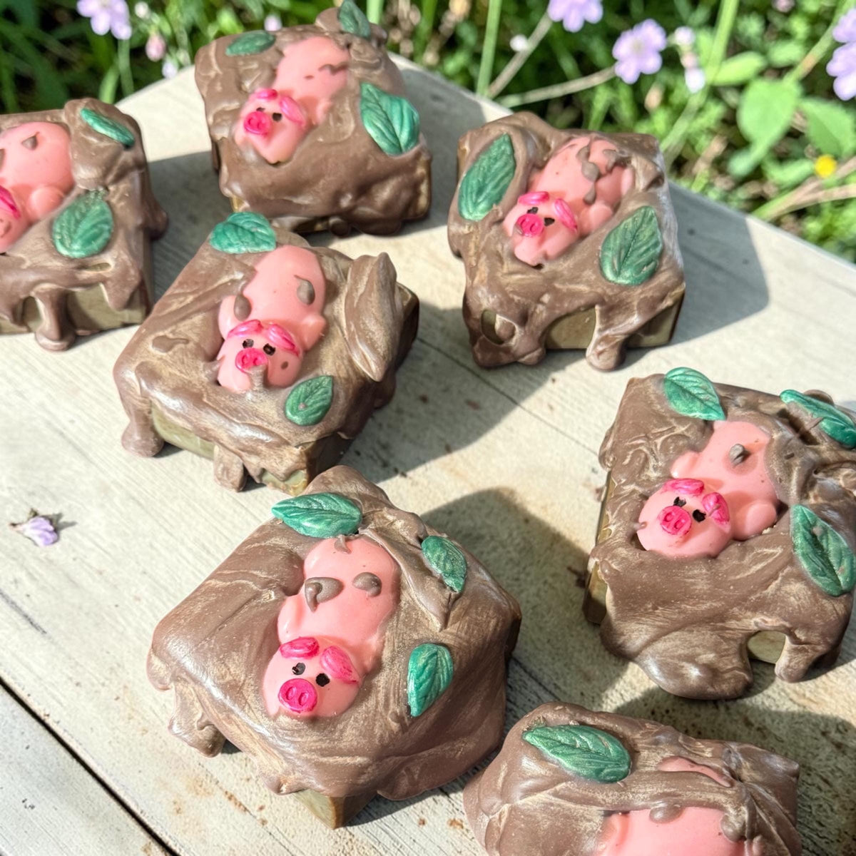 Highland Cow Themed Soap, Super Adorable * Clover the Coo* Scented in Vanilla Berry- Made with Tallow and Goat Milk