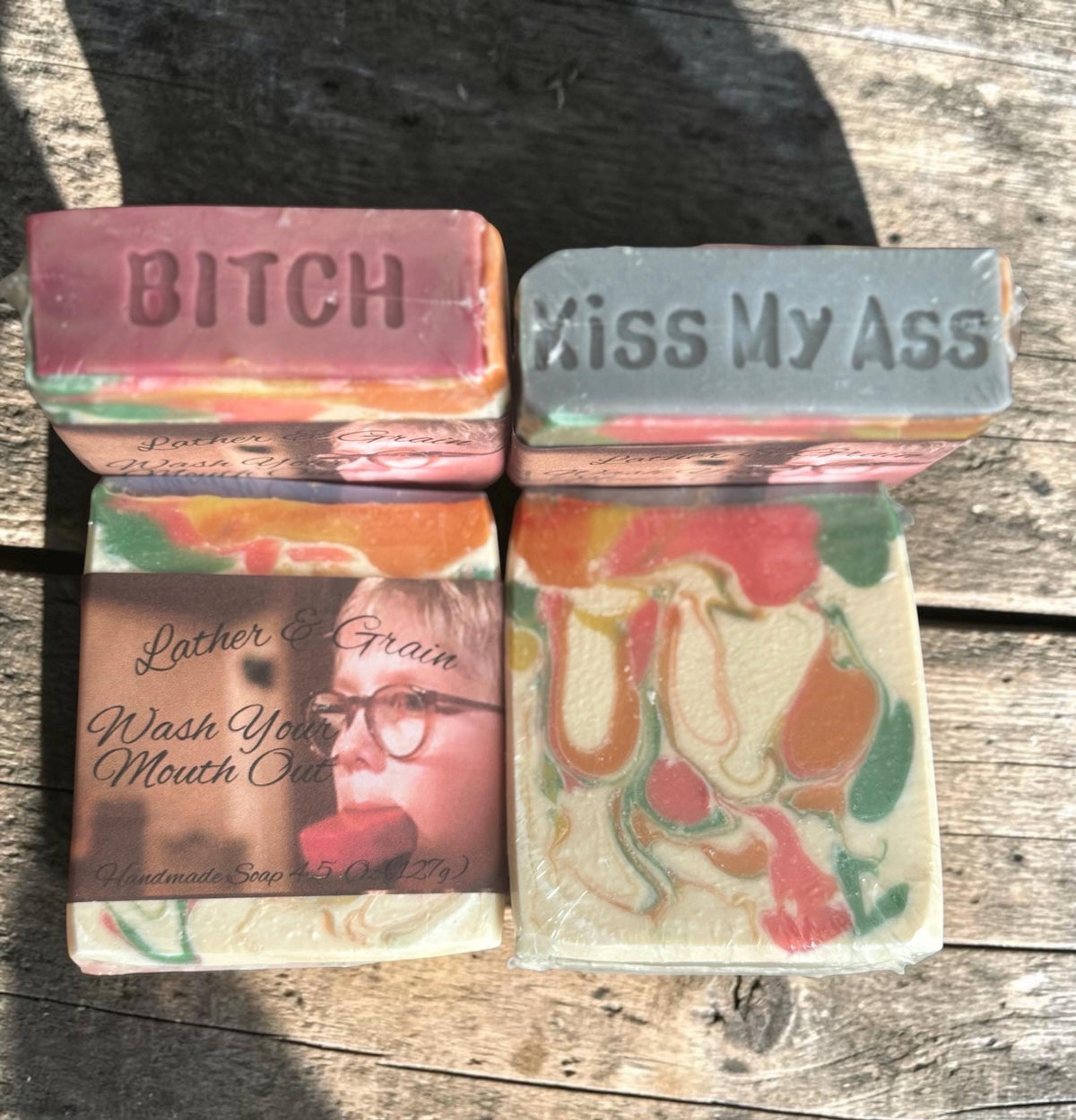 Naughty Words Bar Soap. Tell Them How You Really Feel- Scented in Sex in The Shower