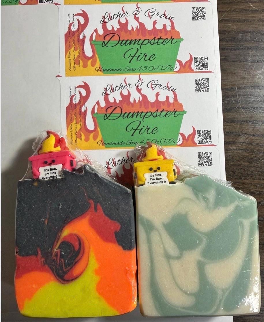 Shit Show Soap~ Scented in Root Beer Float, Made with Tallow and Goat Milk