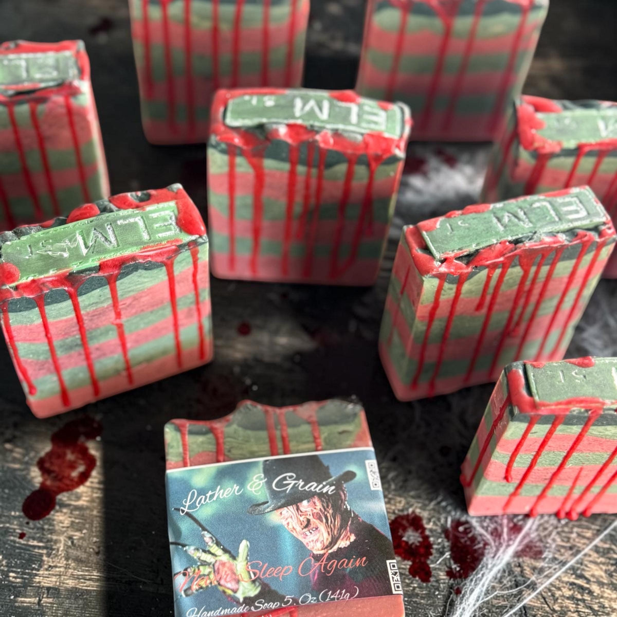 Never Sleep Again- Horror Themed Slasher Soap. Scented in Smoke gets in your eyes