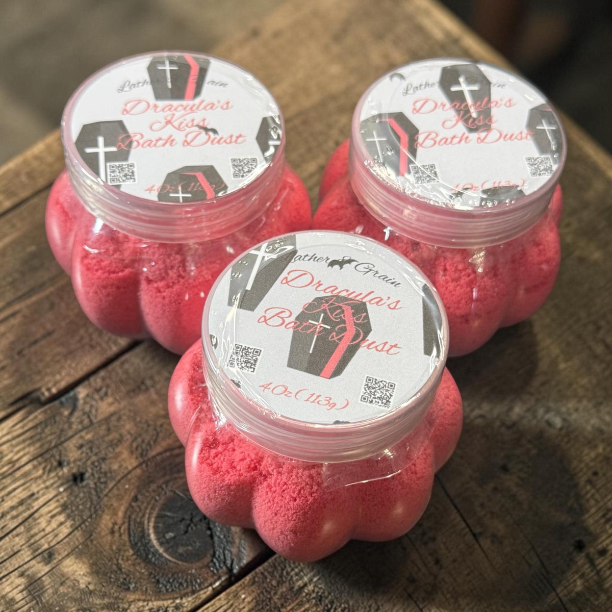 Shimmering Pumpkin Bath Bomb Dust  ~Made with Rich Cocoa Butter and Creamy Buttermilk, Multiple Spooky Scents to Choose From