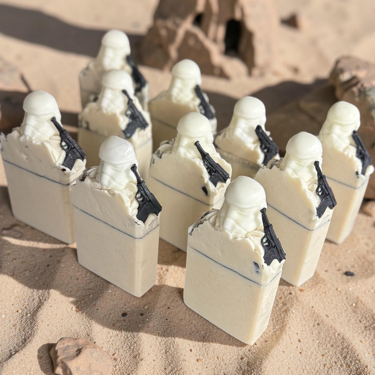 Don’t Be Pew Pew Soap with Tallow and Goat Milk Scented in Moonstone Mist or Sparkling Pear