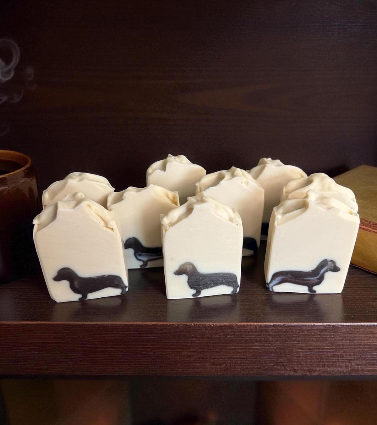Dapper Doxie -Dachshund Soap- Jaunty or Bay Rum Scented