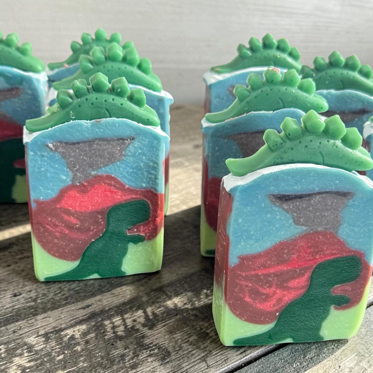 Soap-asaurus Rex~  Dinosaur Themed Soap, Scented in Volcano