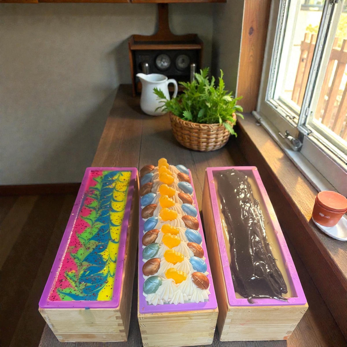 Pencil Shaped Teacher Soap-Scented in Red Apple, Made with Tallow and Creamy Buttermilk