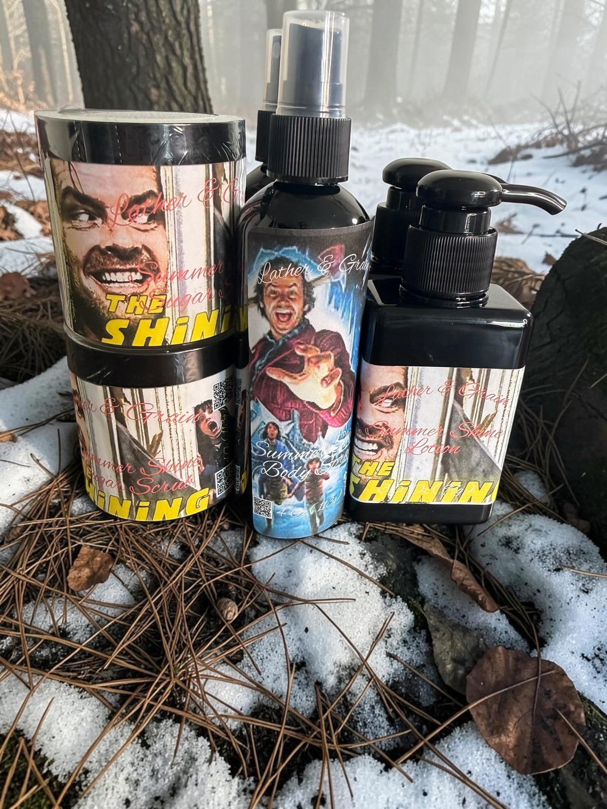 Horror Themed Whipped Sugar Scrub-  Hand or Body Exfoliating Foaming Soap, Many Scary Movie Characters-