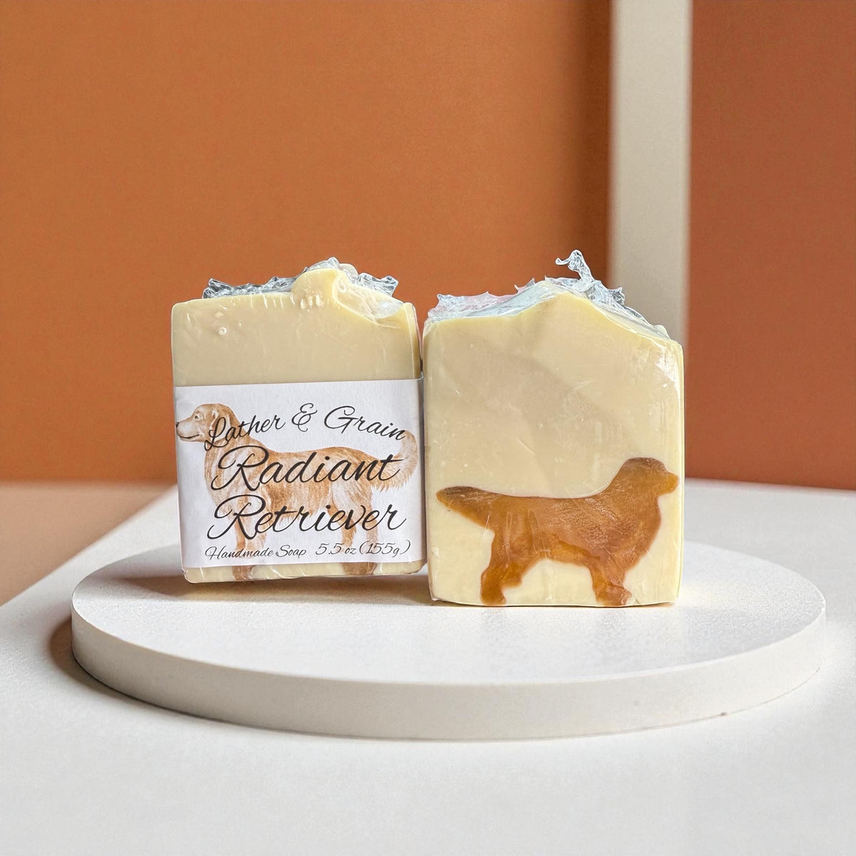 Radiant Retriever Dog Lover Soap: Santiago Huckleberry Scent