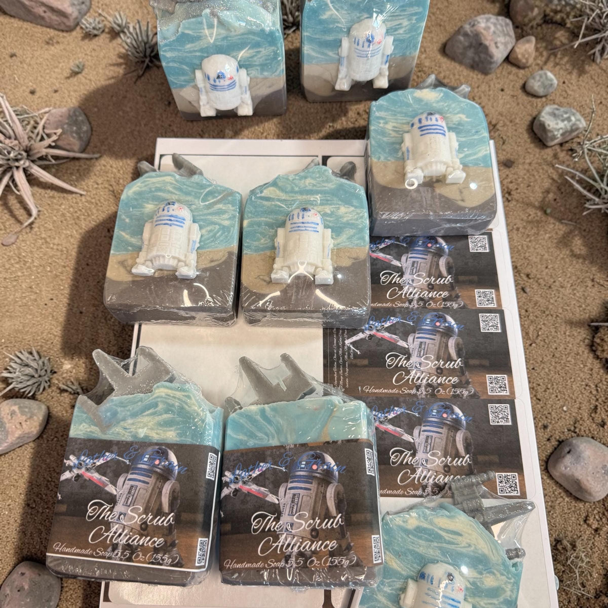 The Scrub Alliance Soap with Tallow and Goat Milk Scented in Man Cave