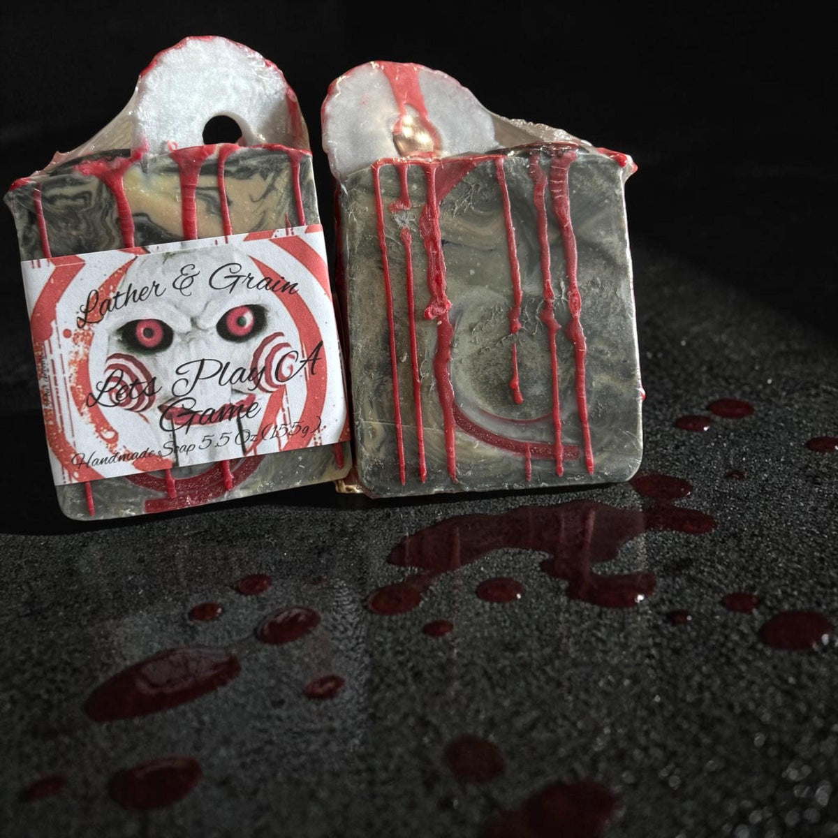 I Want To Play A Game!- Saw Themed Horror Slasher Soap. Scented in Cedar Sandalwood