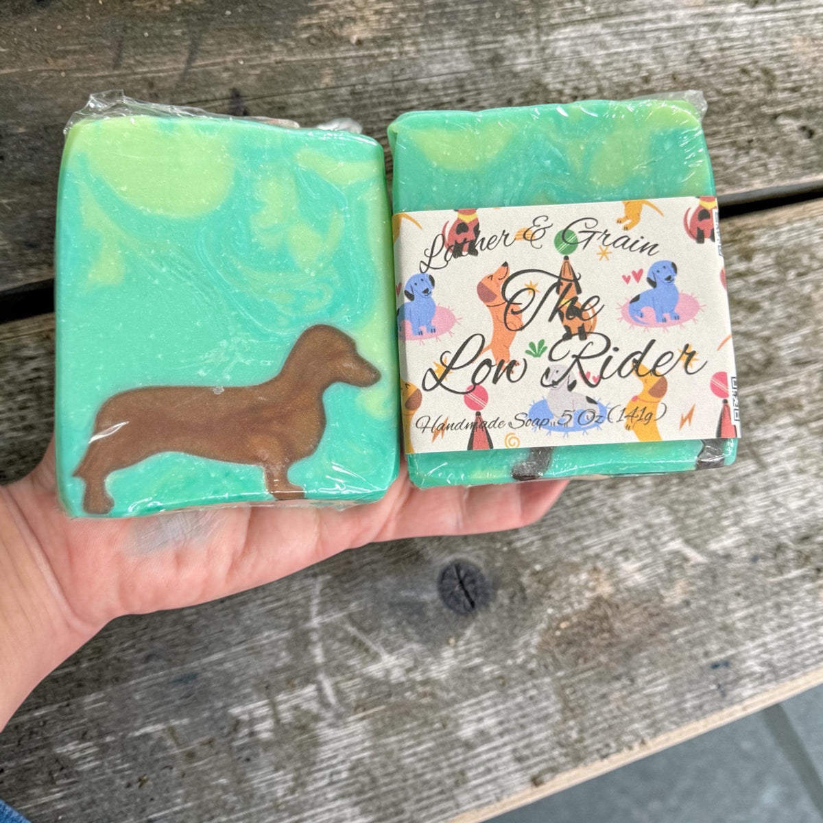 Dachshund Soap - Made with Tallow and Buttermilk: Woodland Elves Scent