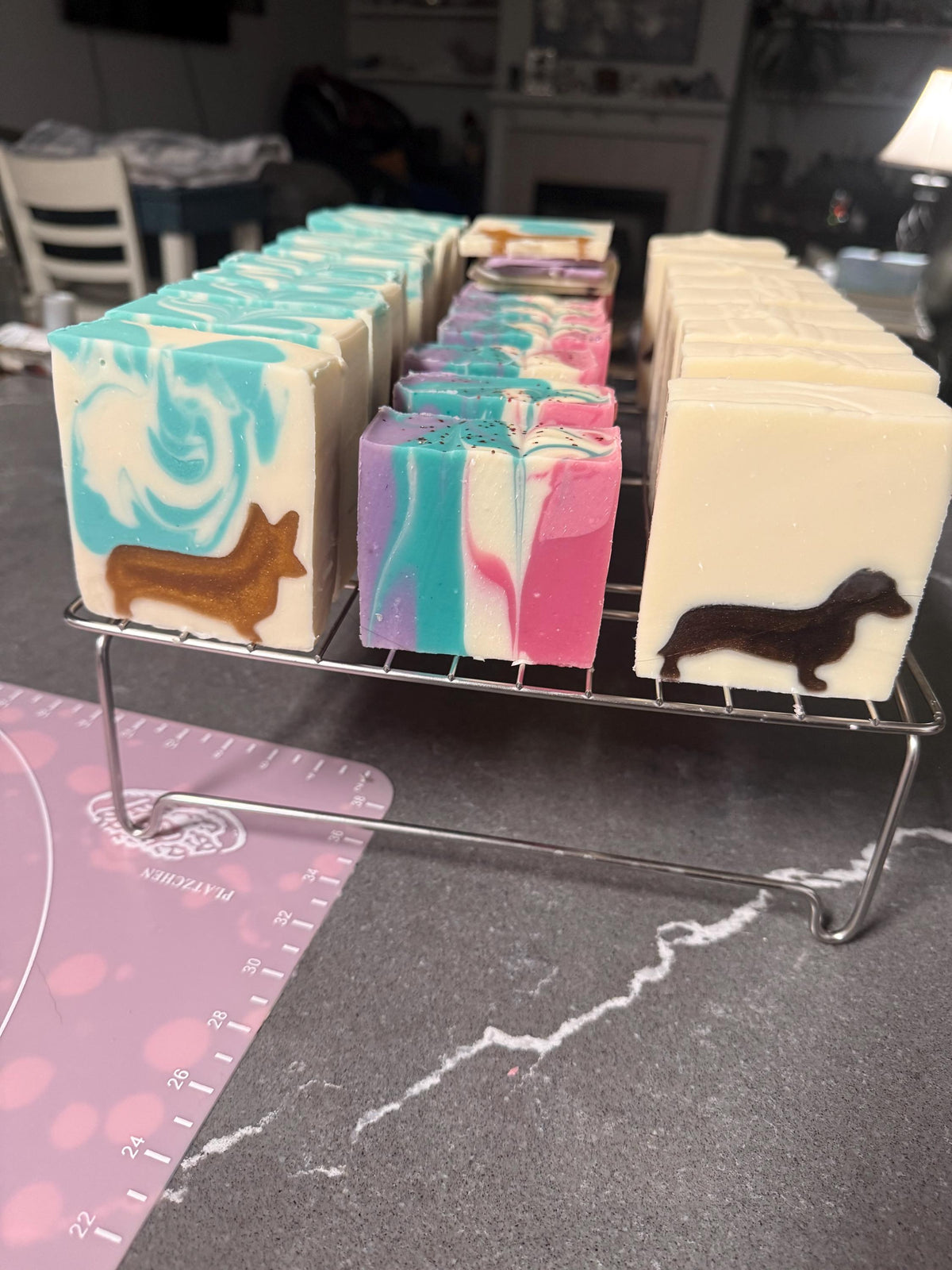 Fluffy Butt Corgi Soap Made with Tallow: Light Citrus Scent