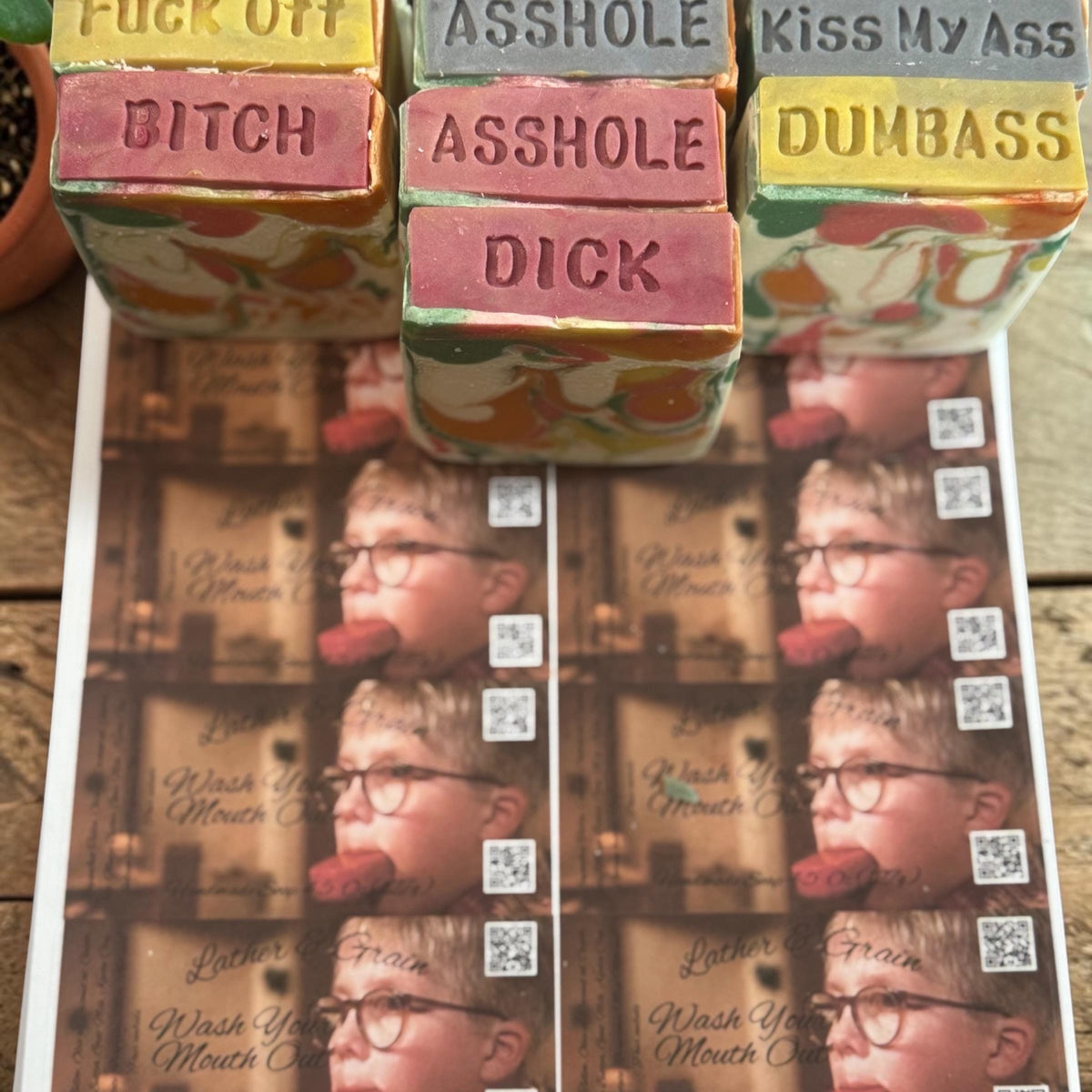 Naughty Words Bar Soap. Tell Them How You Really Feel- Scented in Sex in The Shower
