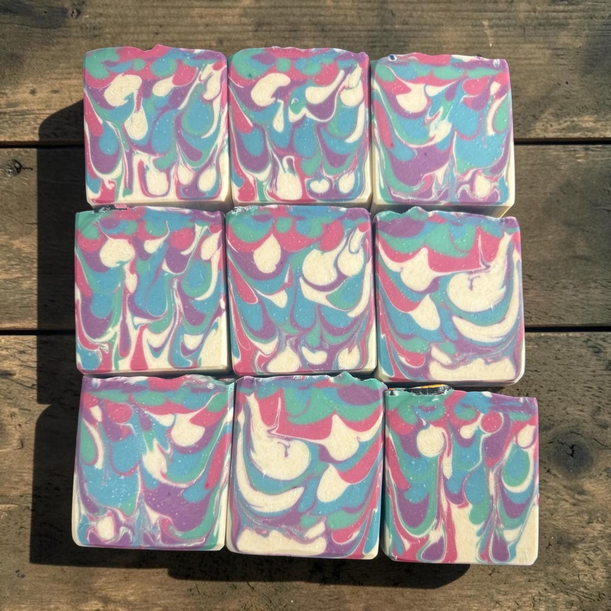 The Huntress Soap. Scented in Watermelon Jolly Rancher with Silicone Charm on Top