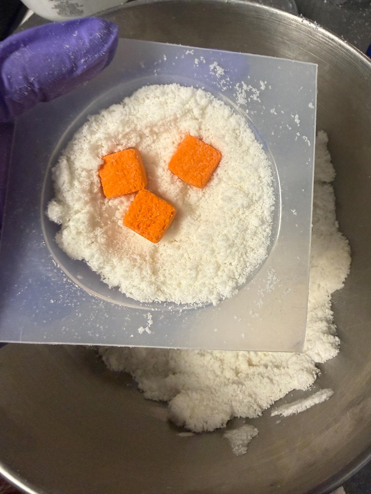 Halloween Bath Bomb made with Creamy Buttermilk,  Themed Summerween Scents- Jack or Zero