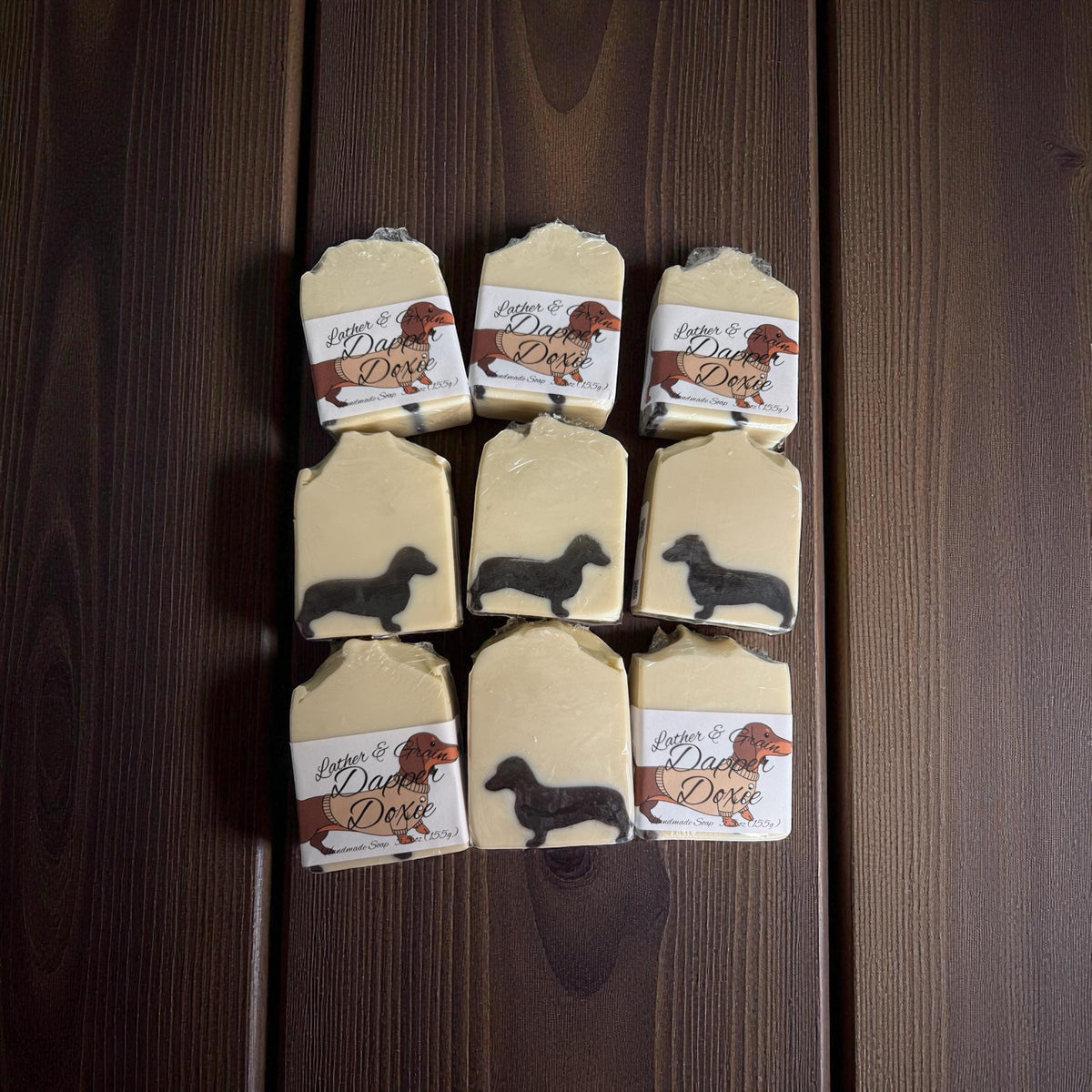 Dapper Doxie -Dachshund Soap- Jaunty or Bay Rum Scented