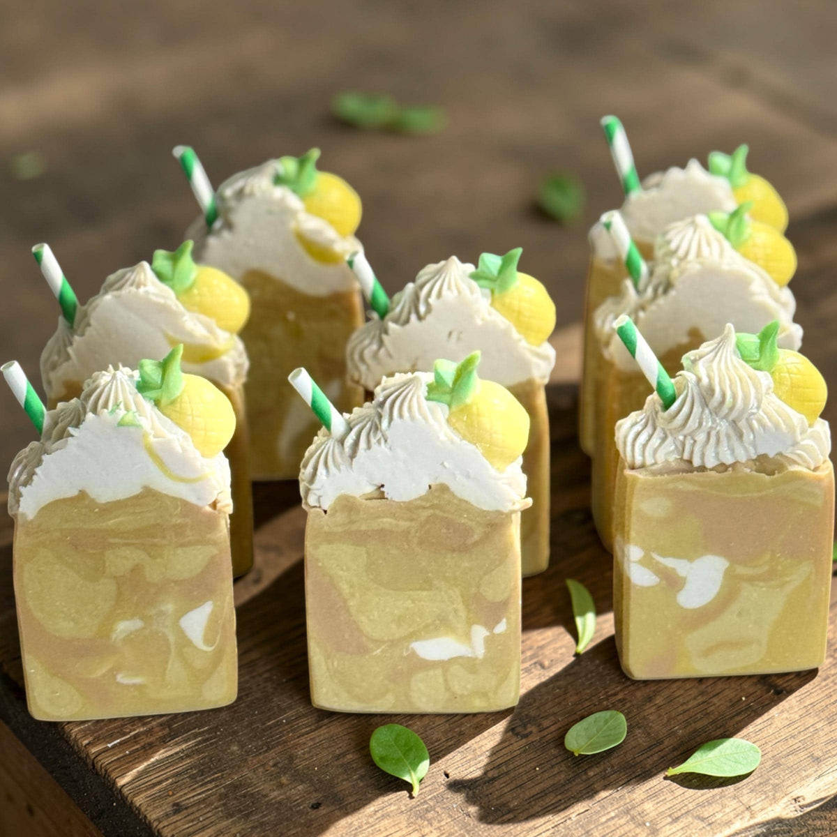 Pineapple Dole Whip Soap made with Tallow and Goat Milk -Handmade- Small Batch- Cold Process