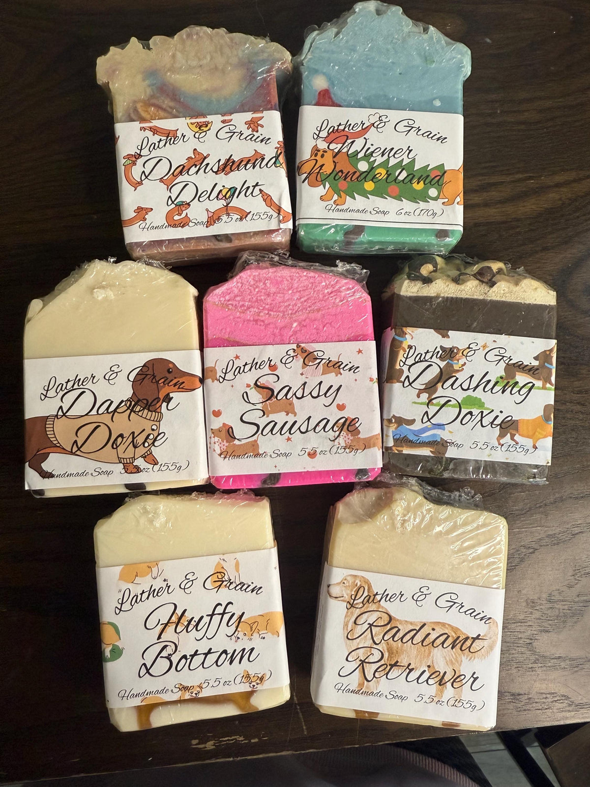 Dapper Doxie -Dachshund Soap- Jaunty or Bay Rum Scented