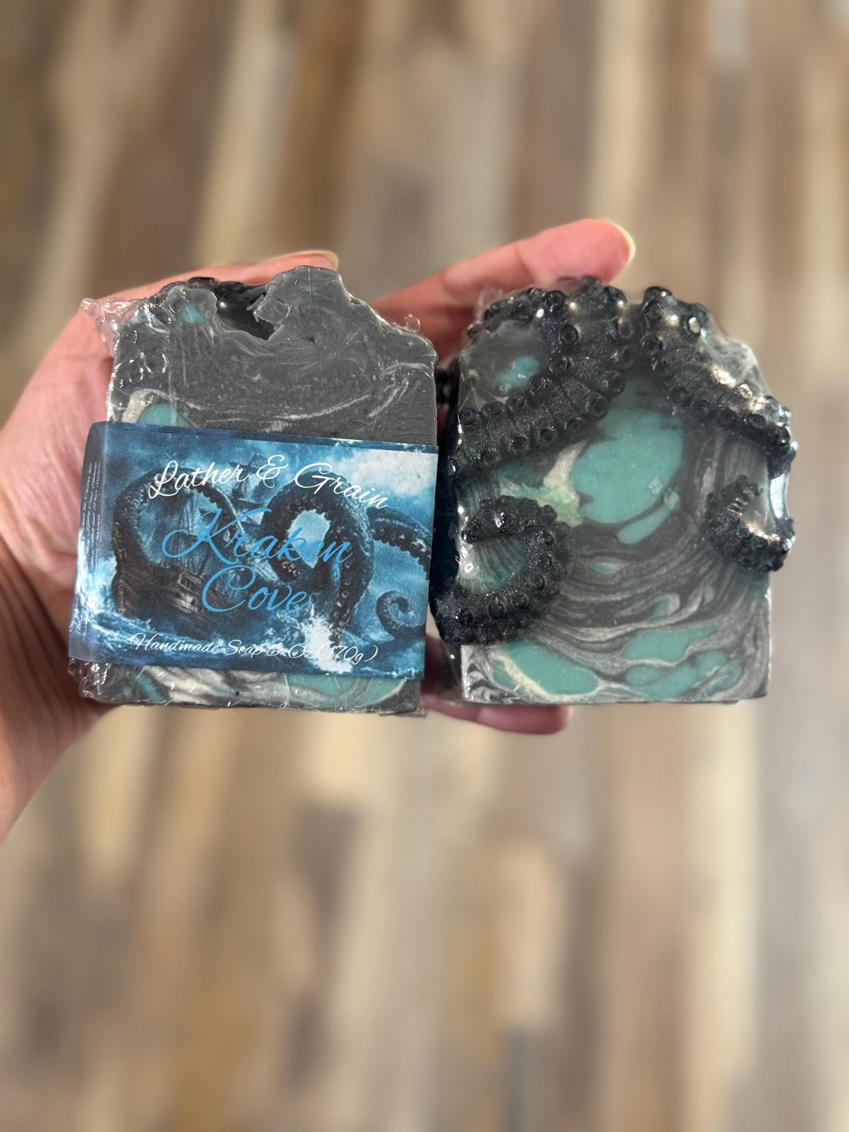 Kraken Cove Soap- Scented in Krakens Curse. Made with Tallow and Goat Milk