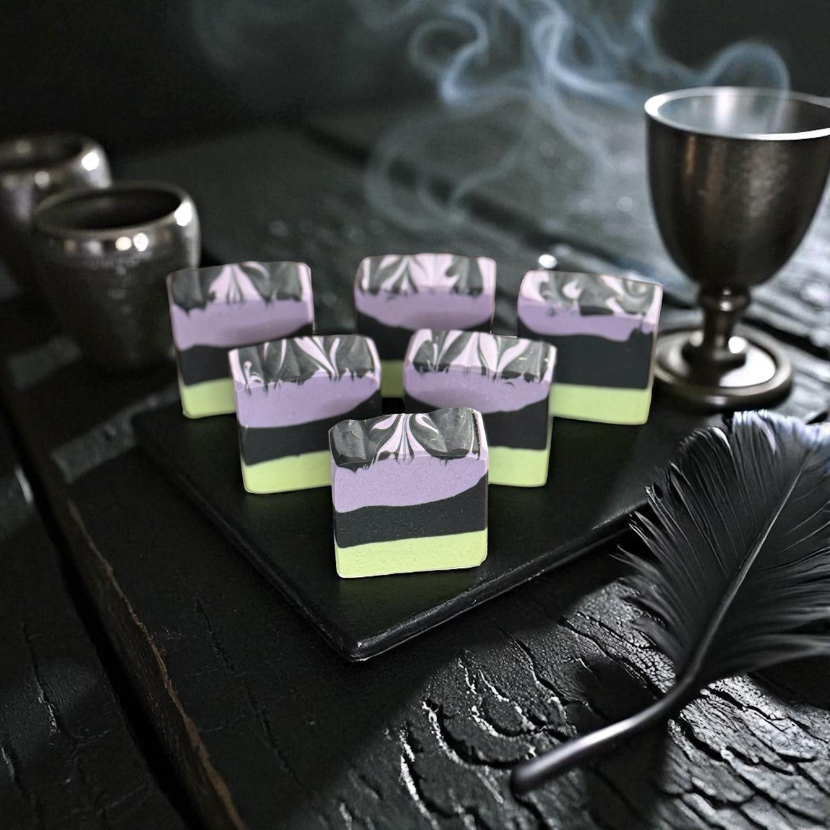 Evil Queen Tallow Soap , with Goat Milk & Activated Charcoal
