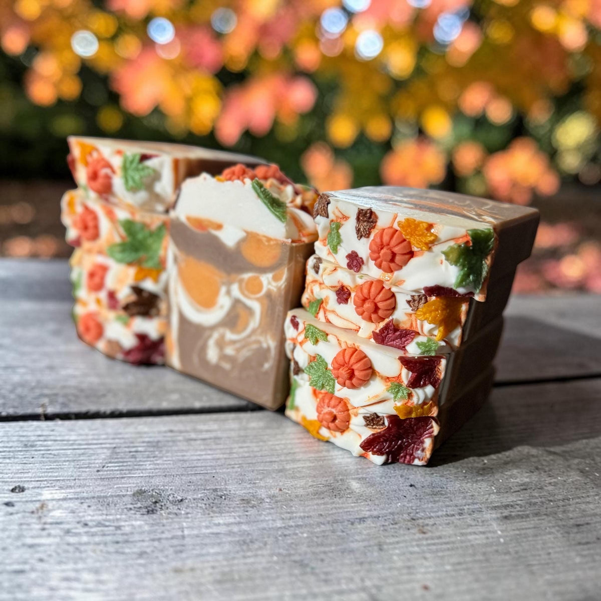 Pumpkin Spice Bar Soap , Made with Tallow and Goat Milk