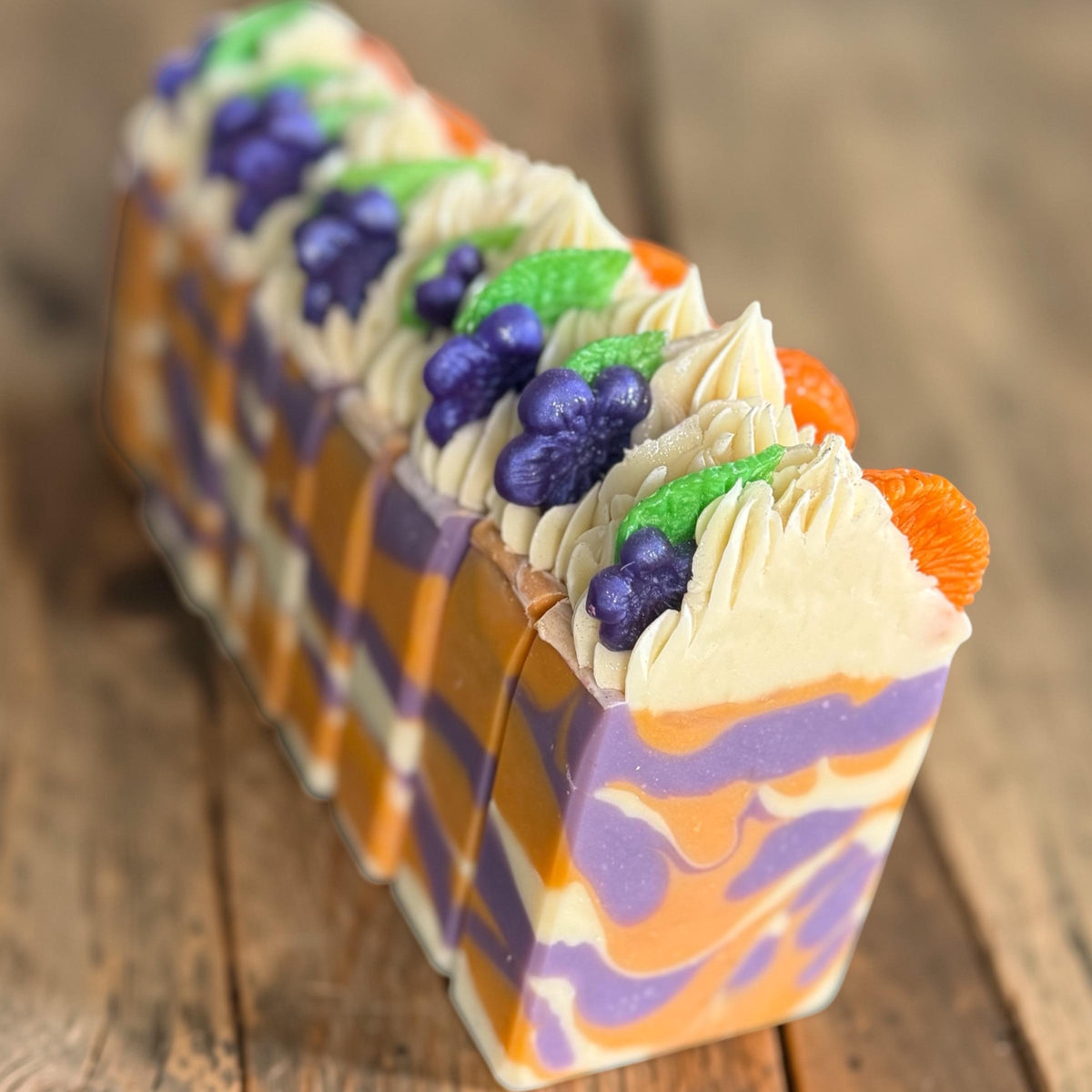 Clementine Lavender Soap – Tallow, Goat Milk, Cold Process Bar