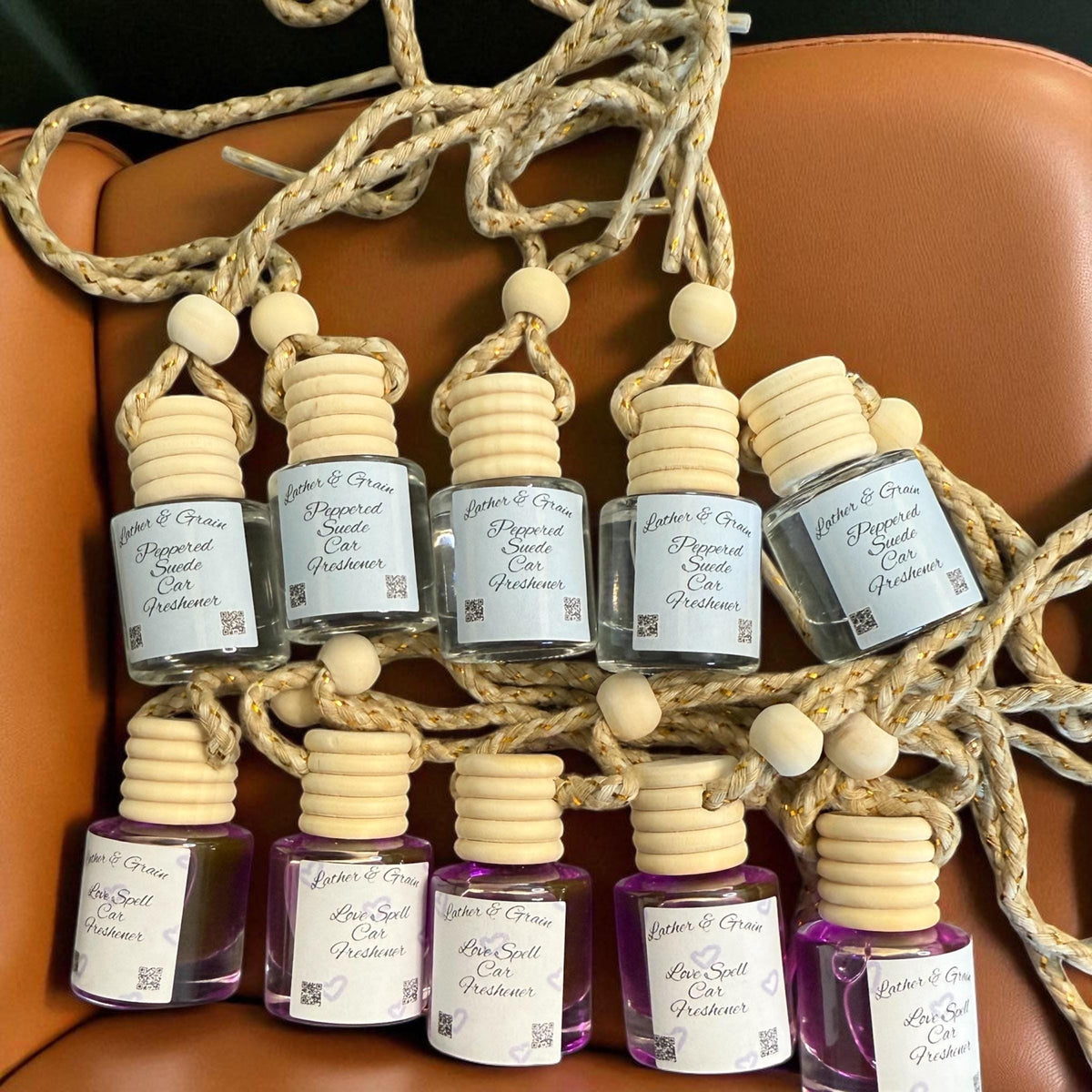 Hanging Car Air Freshener Diffuser: Lots of Different Scents to Choose From