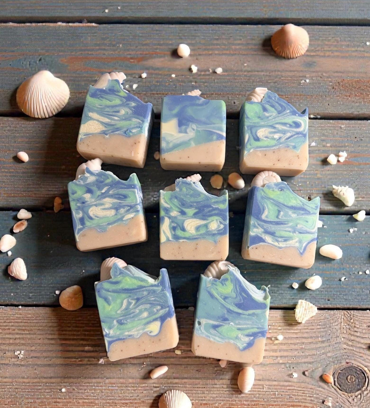 Pelican Shores Beach Bar Soap Scented in Ocean Breeze and Driftwood Or Coral Reef