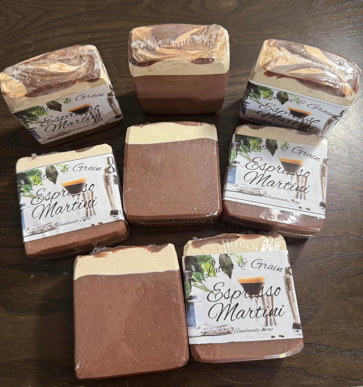 Handmade Espresso Martini Tallow Soap: Coffee Cocktail Scent