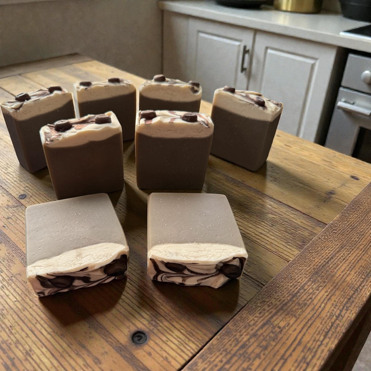 Handmade Espresso Martini Tallow Soap: Coffee Cocktail Scent