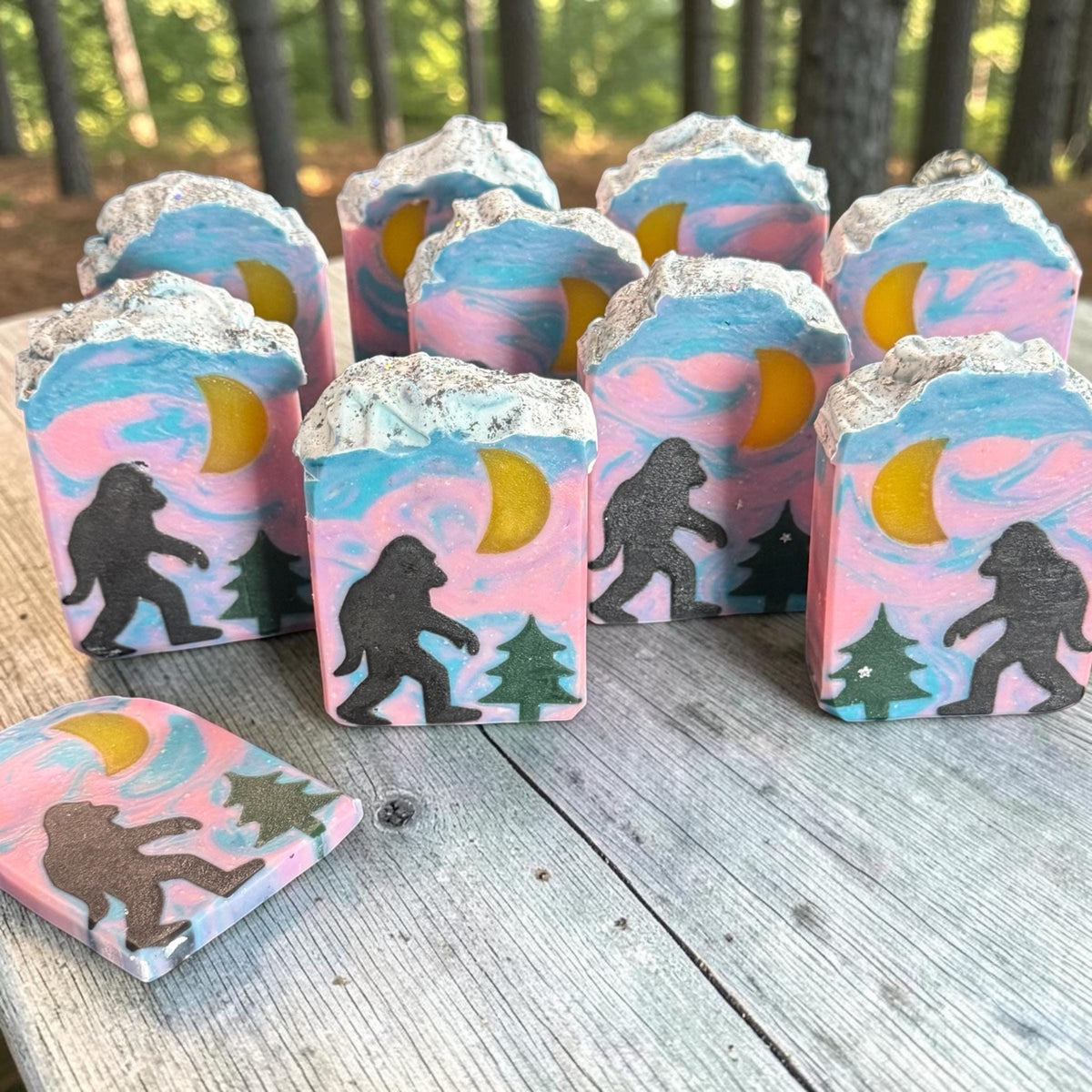 Sasquatch Tallow and Goat Milk Soap -Scented in Woodland Elves