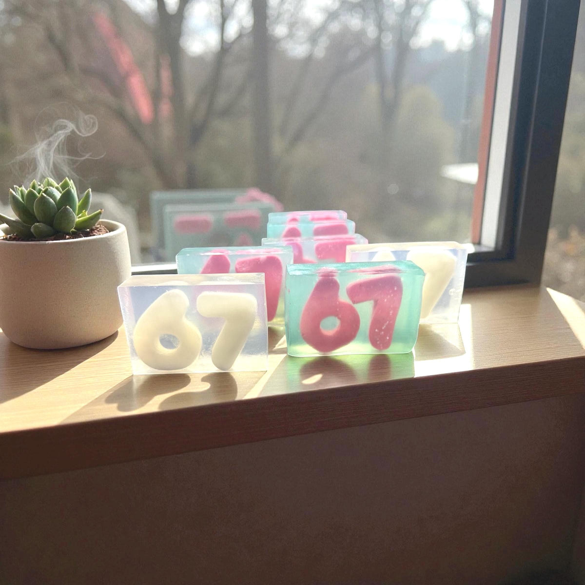 67 Meme Soap: Funny Gag Gift -Many scents to choose from.
