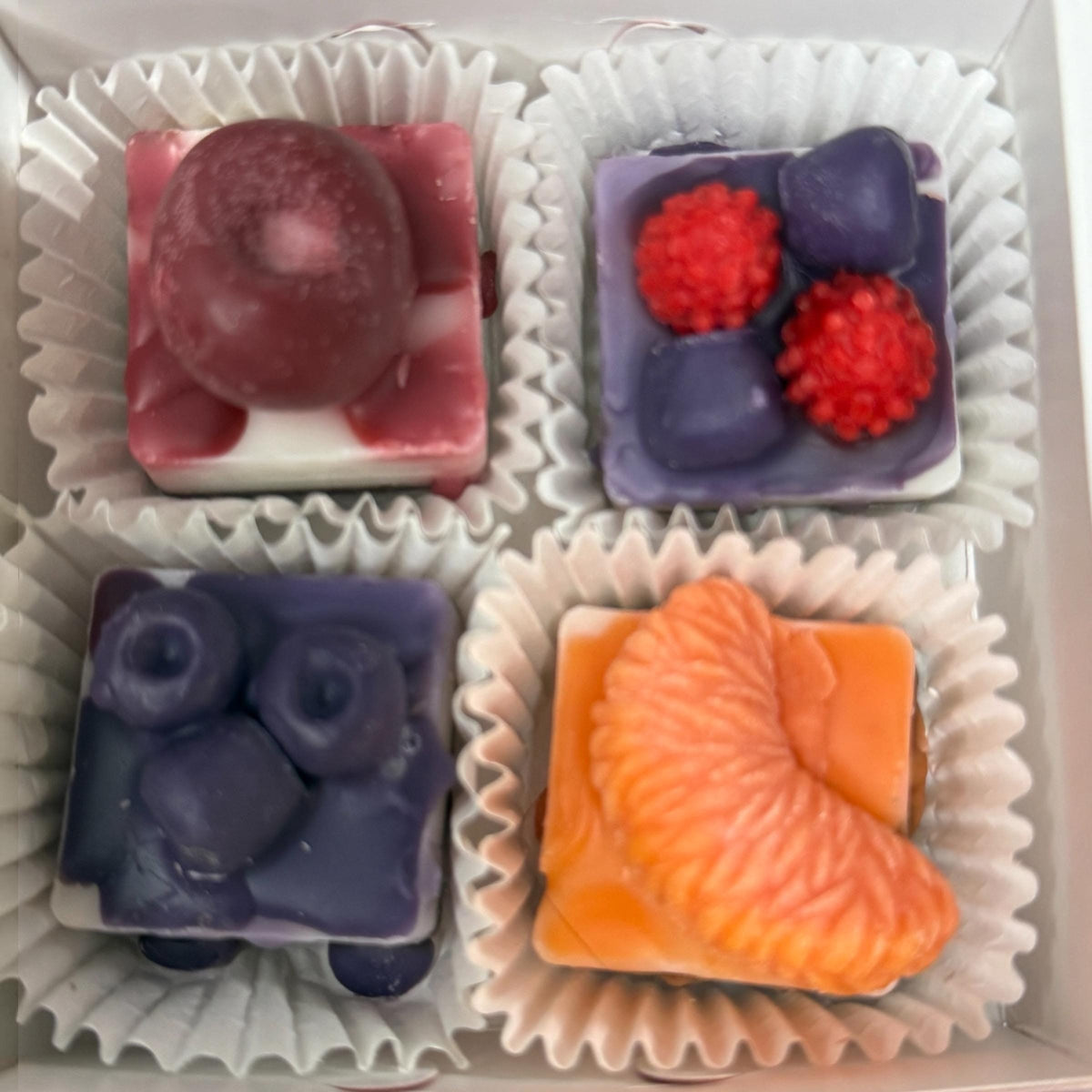 Bite Size Cheesecake Wax Melts: Mixed Shape Tarts- Long Lasting Summer Scents