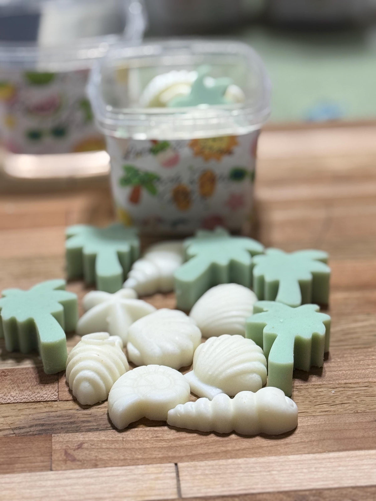 Beach Days Wax Melts: Mixed Shape Tarts- Lime in Da Coconut or Volcano Scents