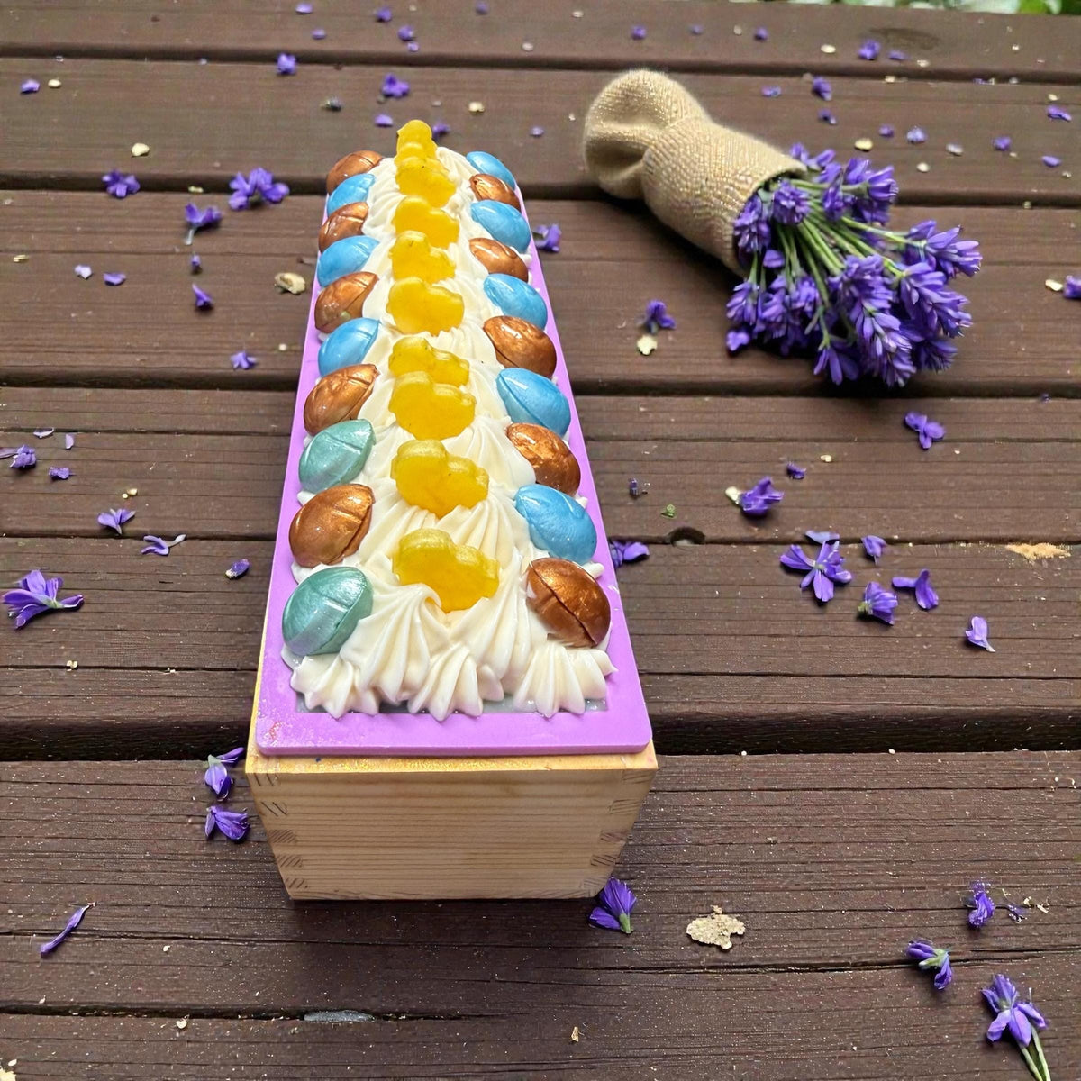 Crazy Chicken Lady Bar Soap Made with Tallow and Buttermilk Scented in Pearl and Petrichor