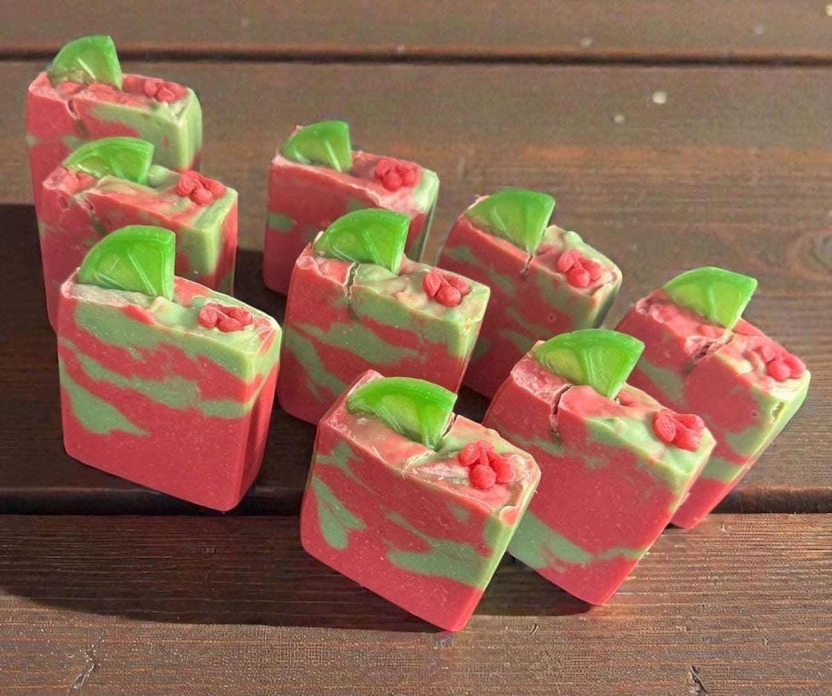 Cherry Limeade Ale Soap – Tallow Cold Process Soap with Buttermilk