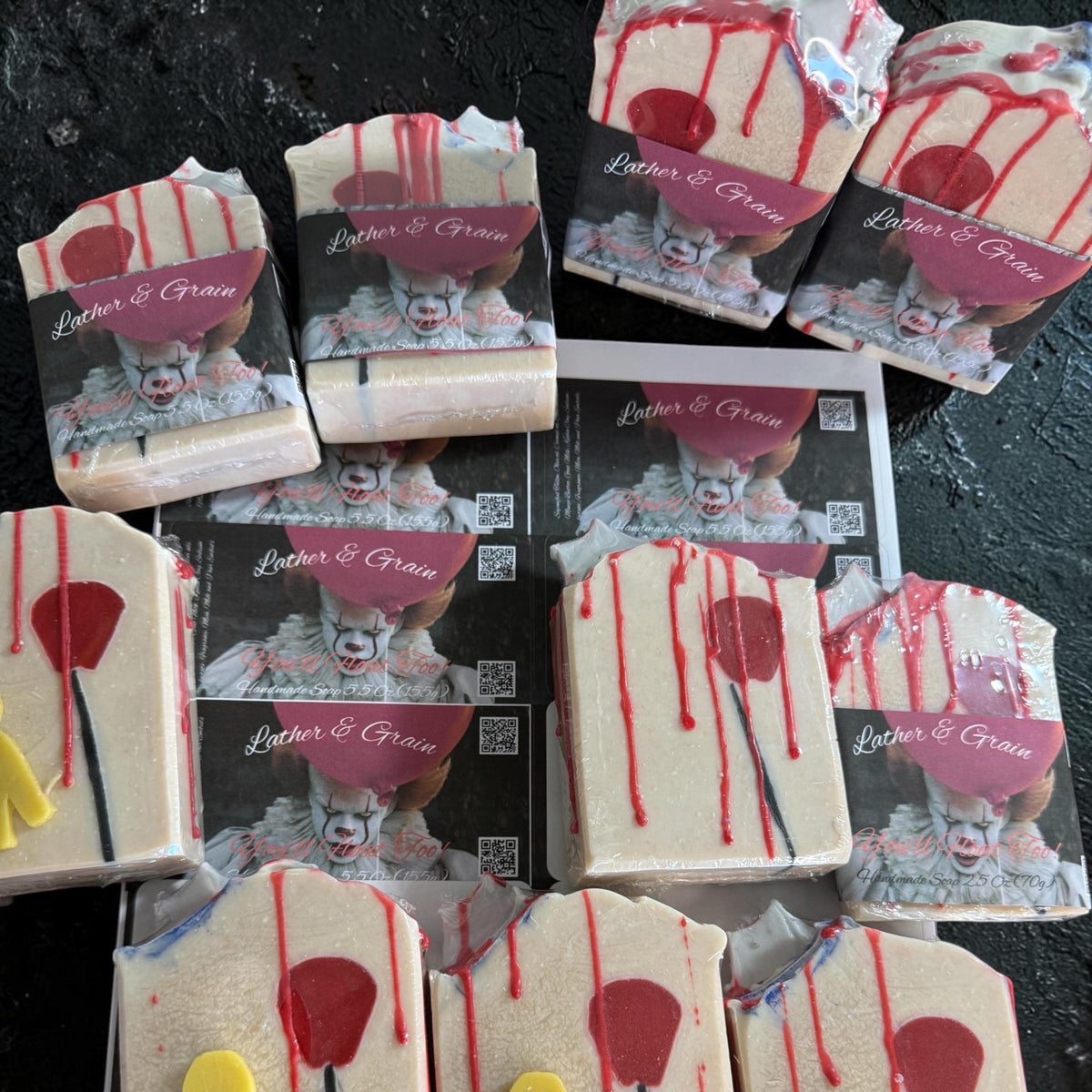 You’ll Float Too! - IT- Scary Horror Clown Slasher Soap. Scented in Autumn Night
