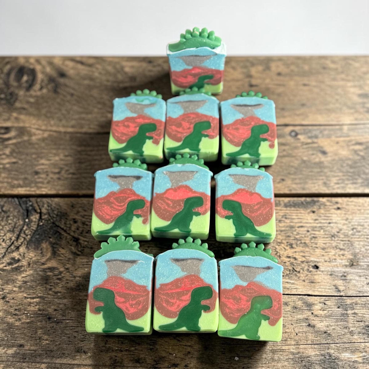 Soap-asaurus Rex~  Dinosaur Themed Soap, Scented in Volcano