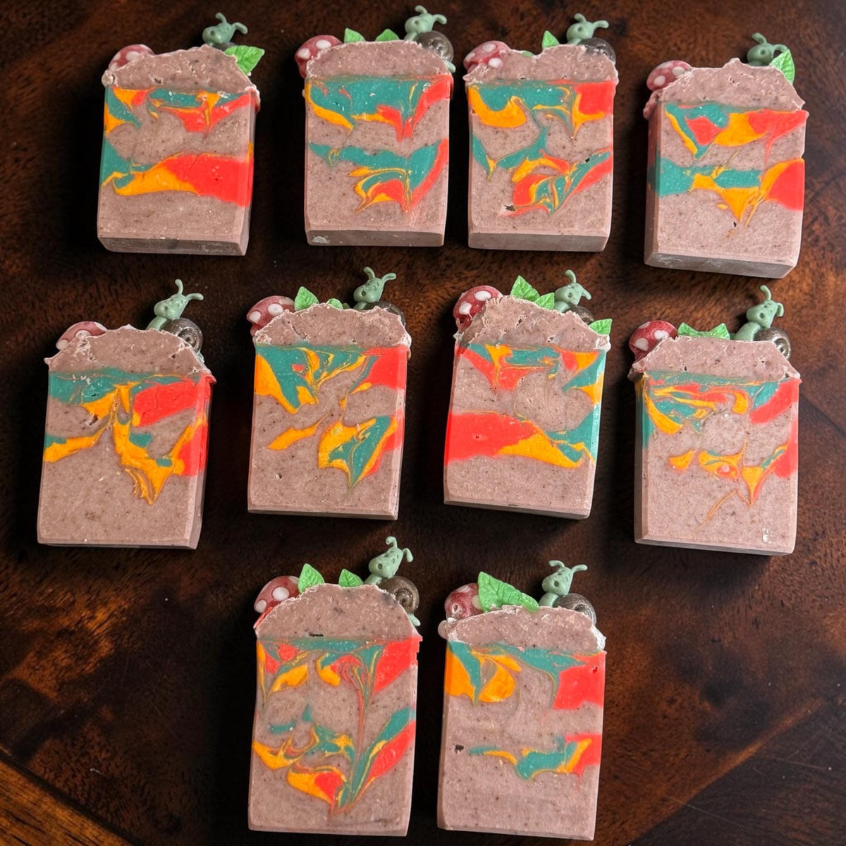 Mushroom Meadows Soap~ Scented in Drops of Rain, made with Tallow and Goat Milk