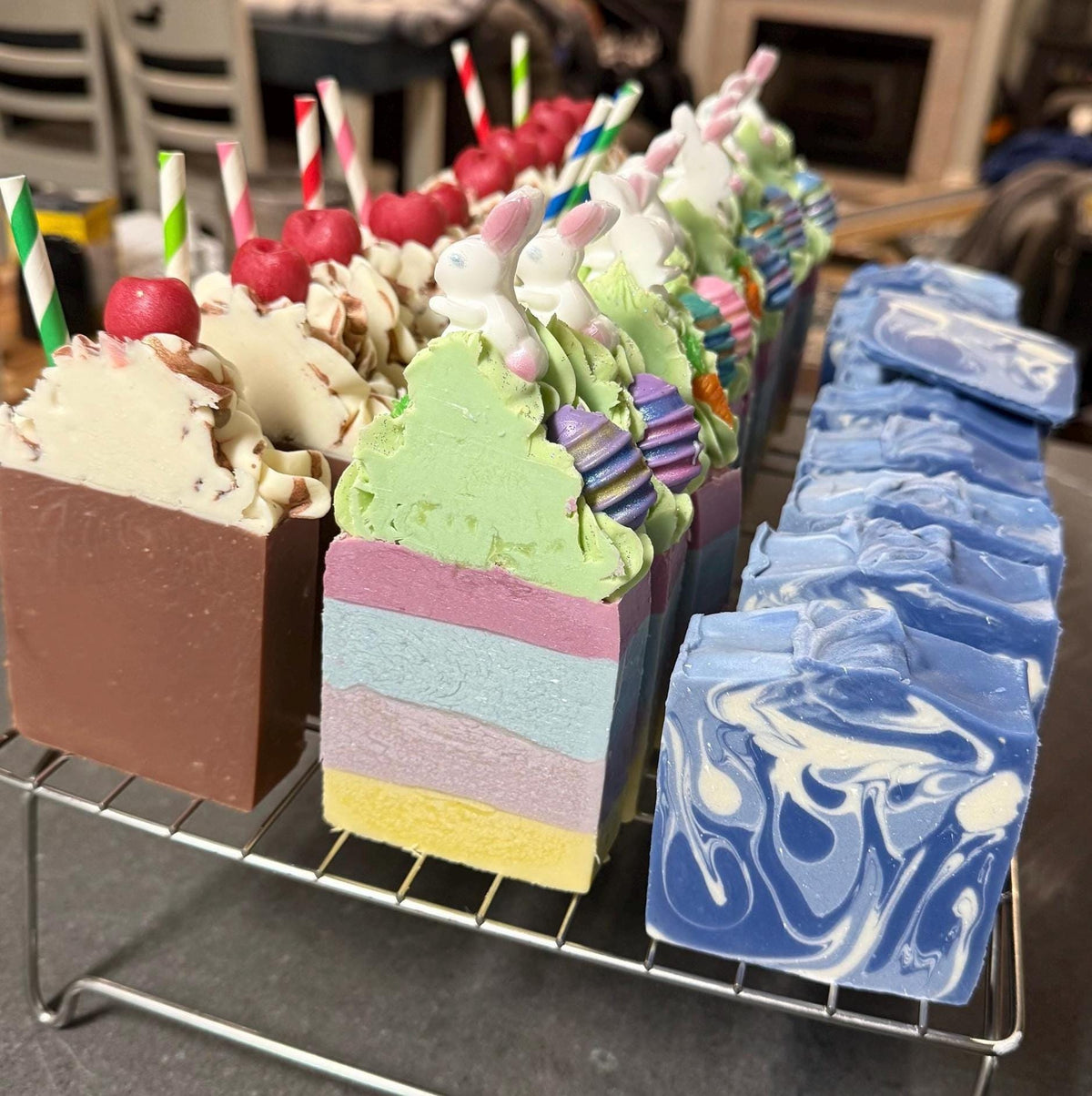 Root Beer Float Soap – Tallow and Buttermilk, Novelty Summer Treat Bath Bar