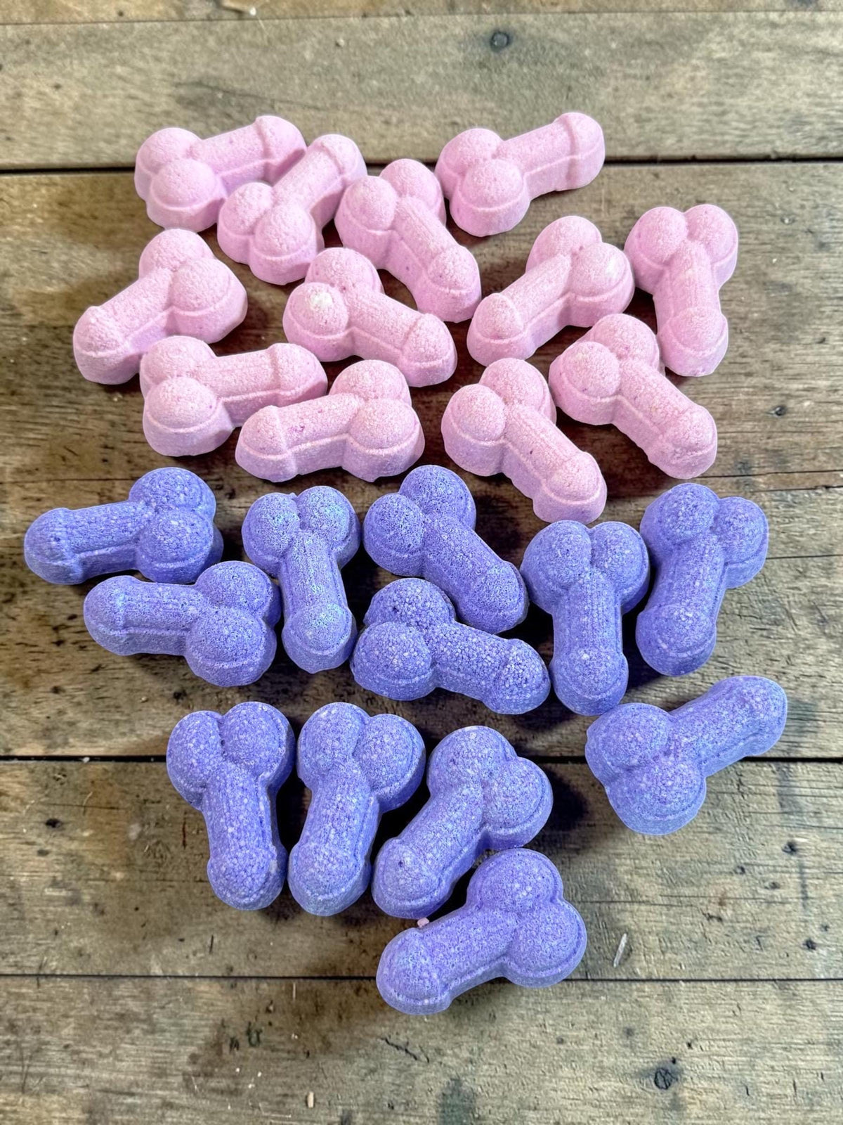 Bag of D!cks Bath Bombs ~Gag gifts- Scented in Lick me all Over, Or Sex on the Beach- Made with Rich Cocoa Butter and Creamy Buttermilk