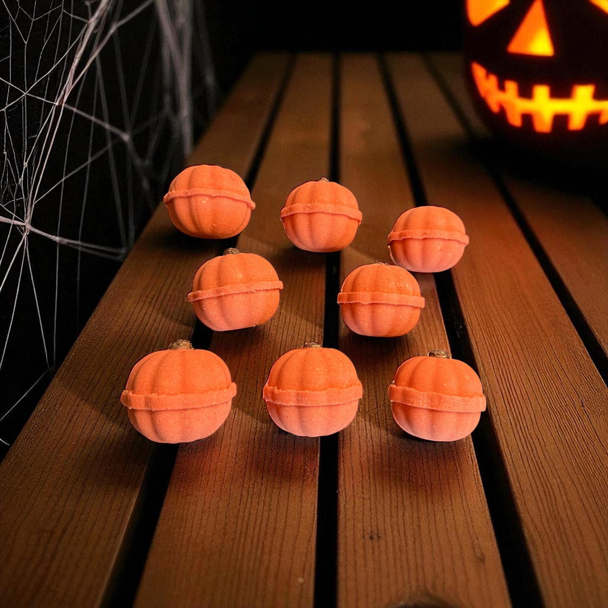 3D Pumpkin Buttermilk Bath Bomb – Pumpkin Spice Latte Fall Inspired Halloween
